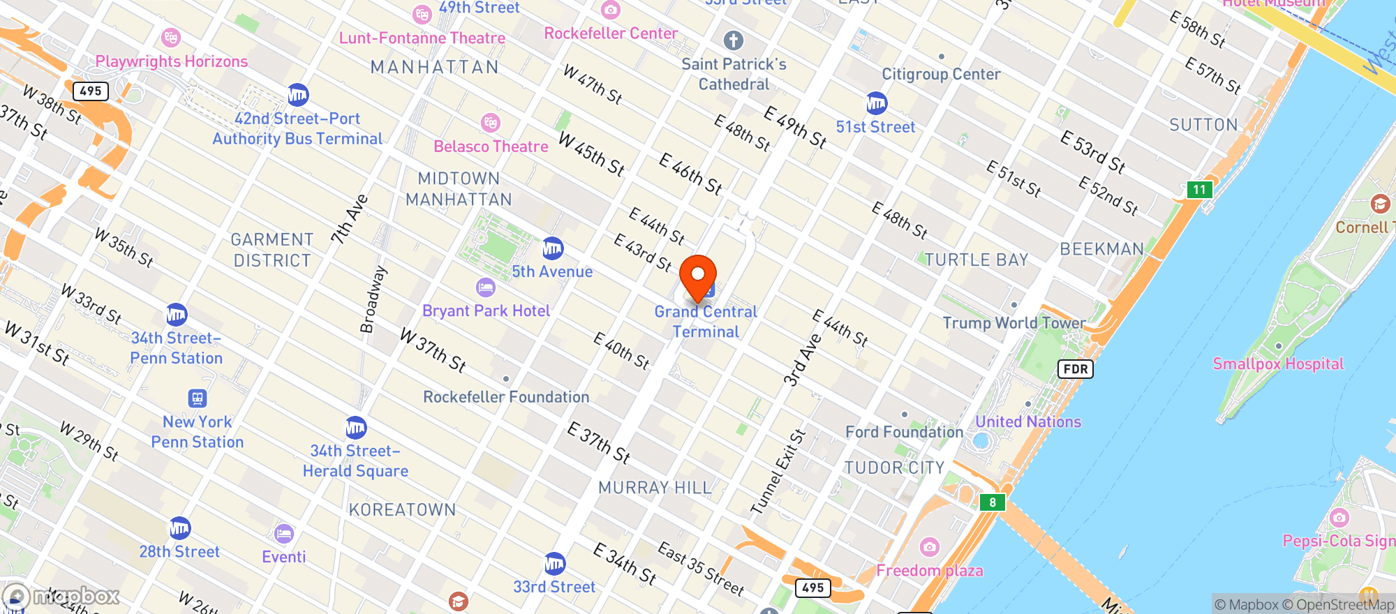 Map showing Prova Pizzabar