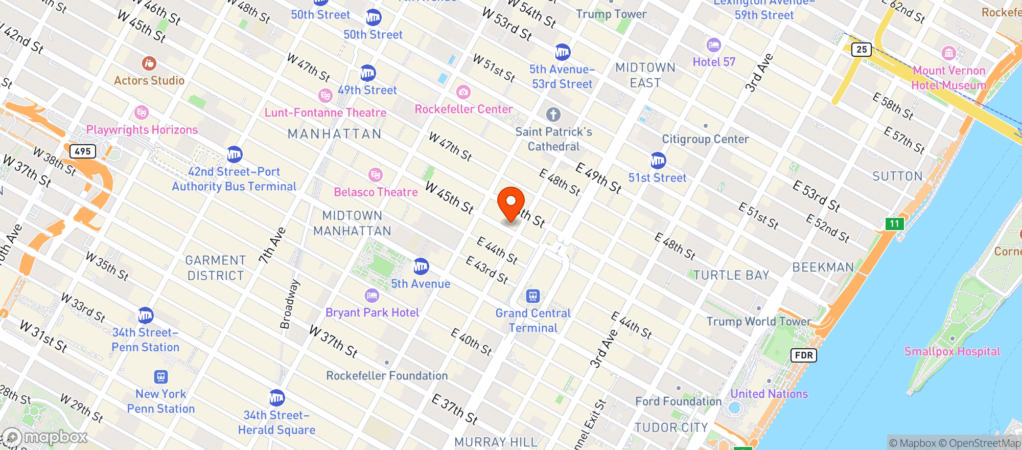 Map showing Etc Venue