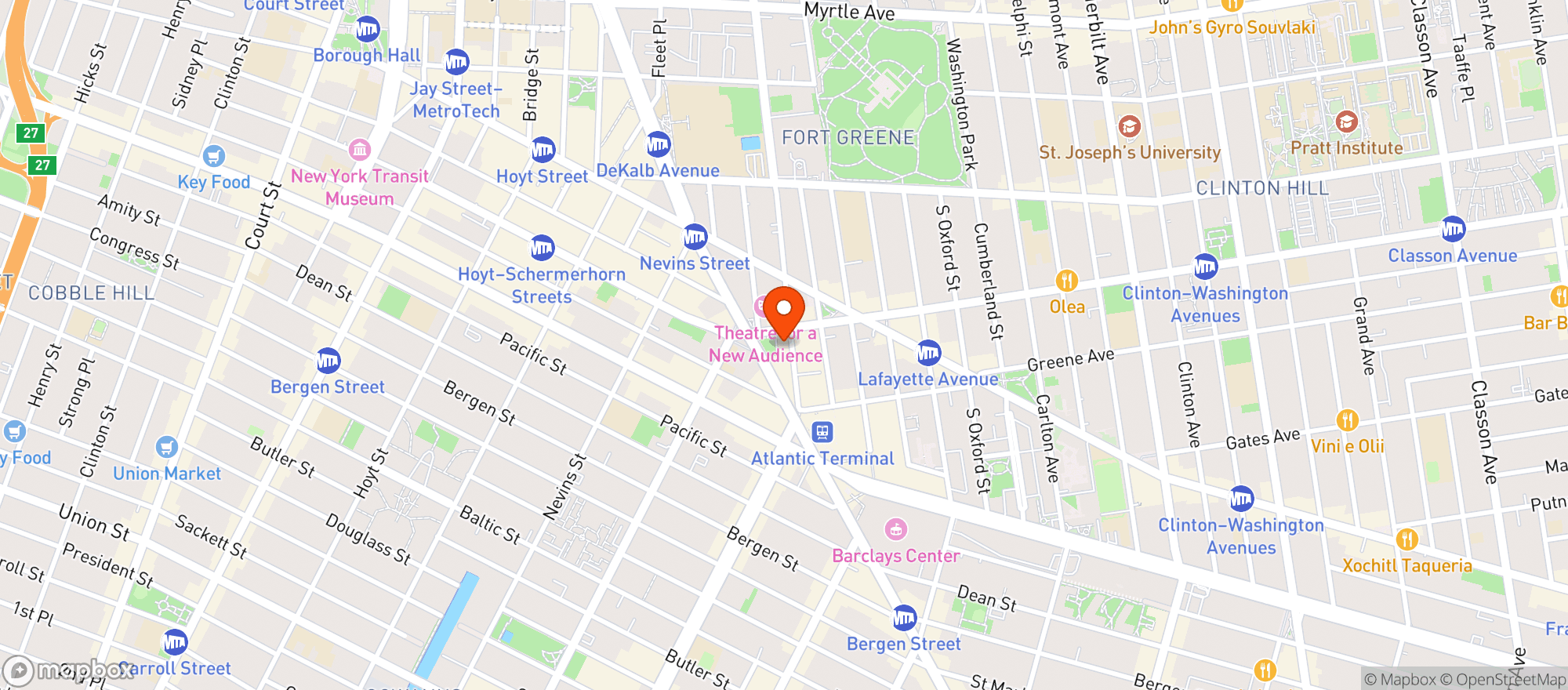 Map showing Whole Foods Market