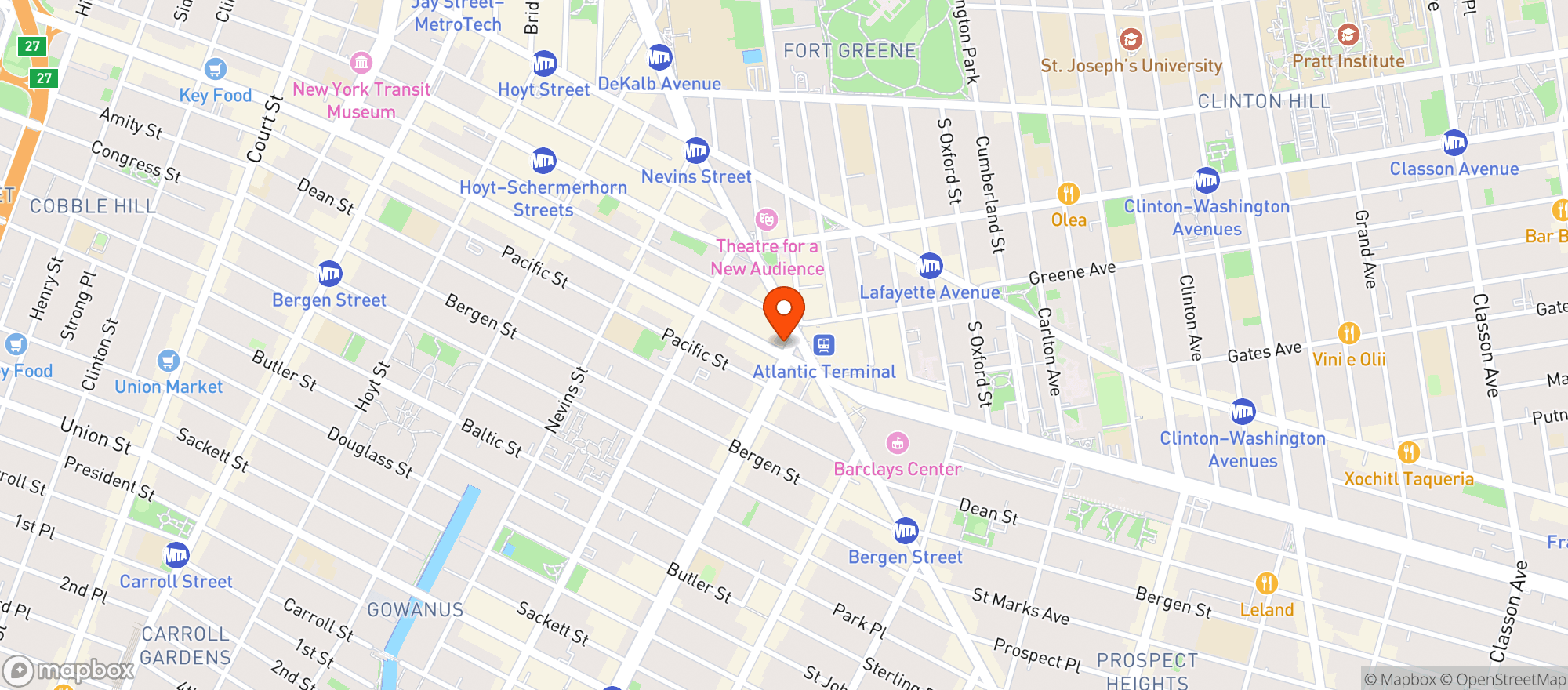 Map showing Vitamin Shoppe - Brooklyn
