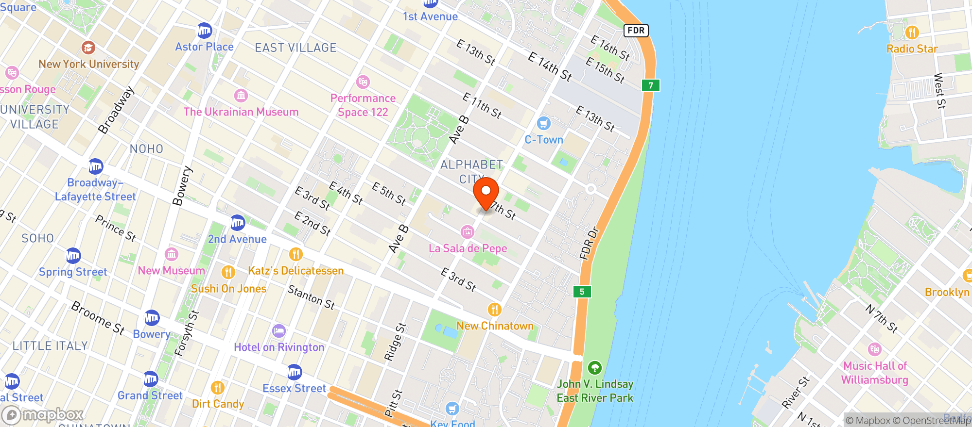 Map showing Abc Beer Co