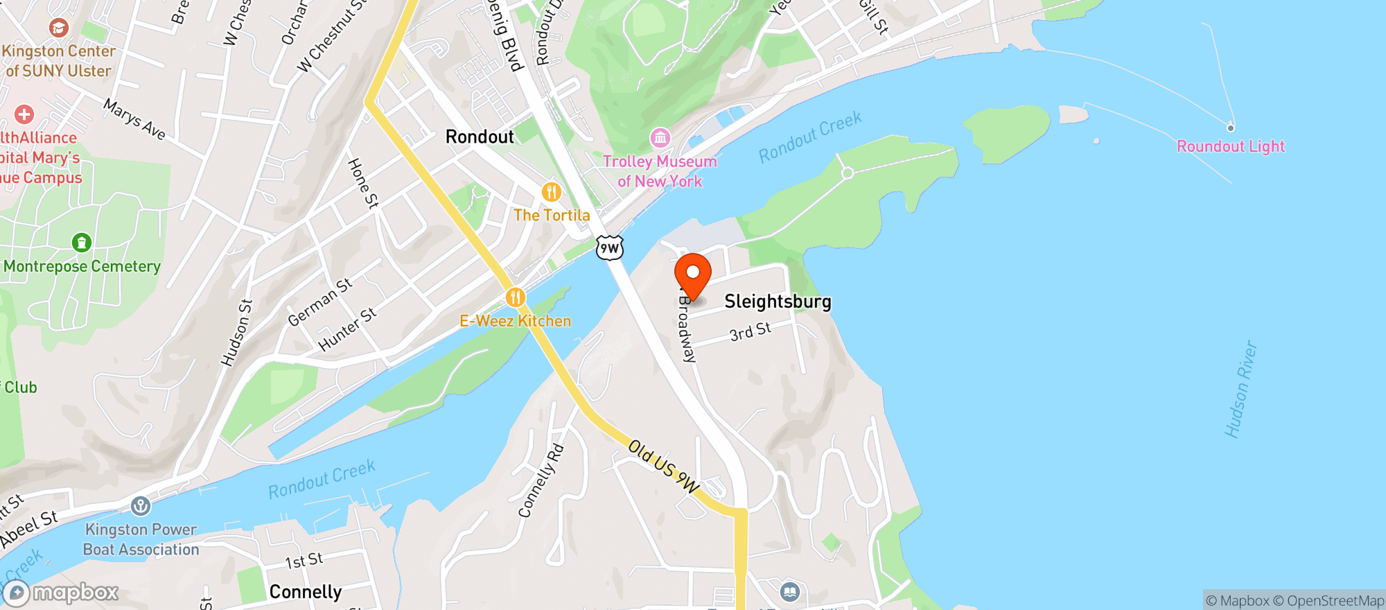 Map showing BRUNETTE