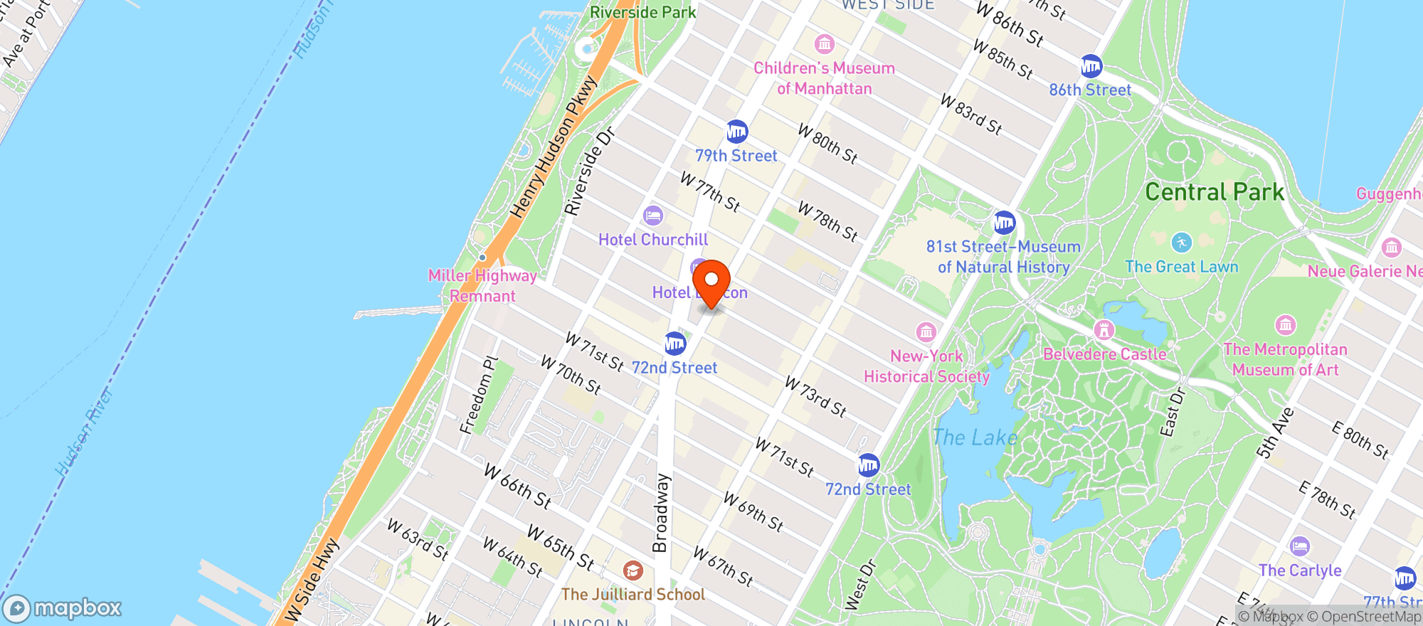Map showing Salumeria Rosi Parmacotto