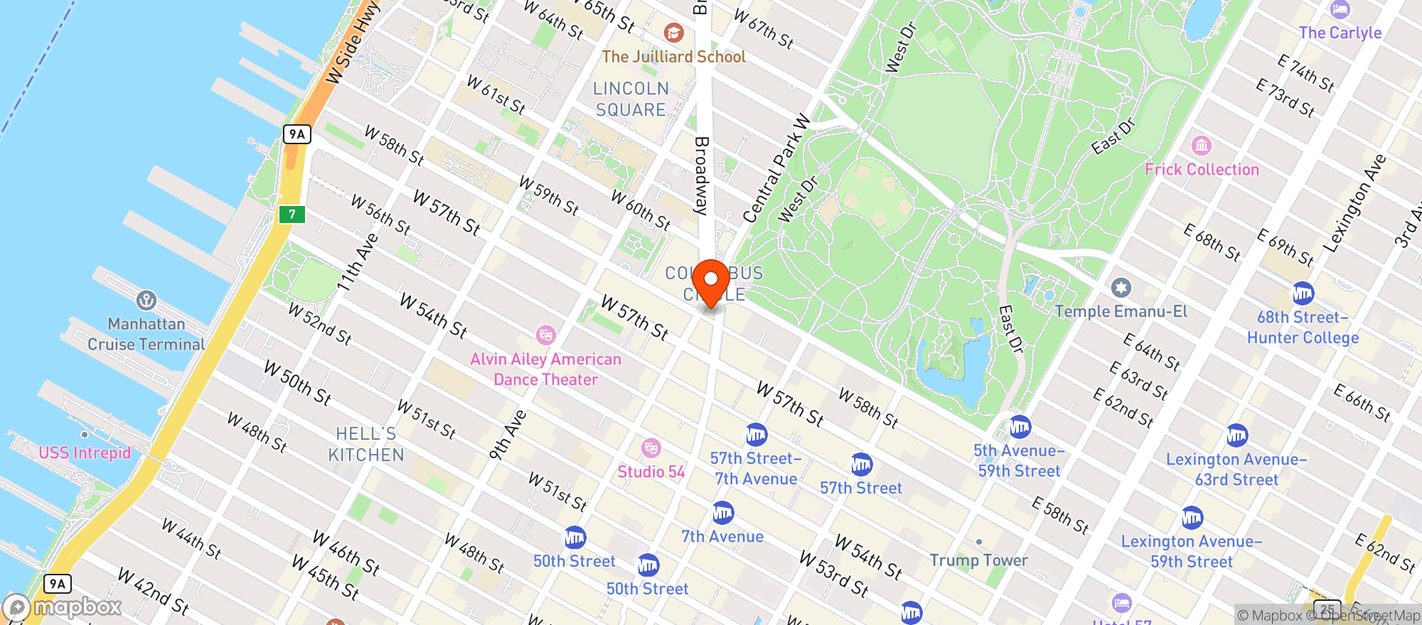 Map showing Robert At Mad