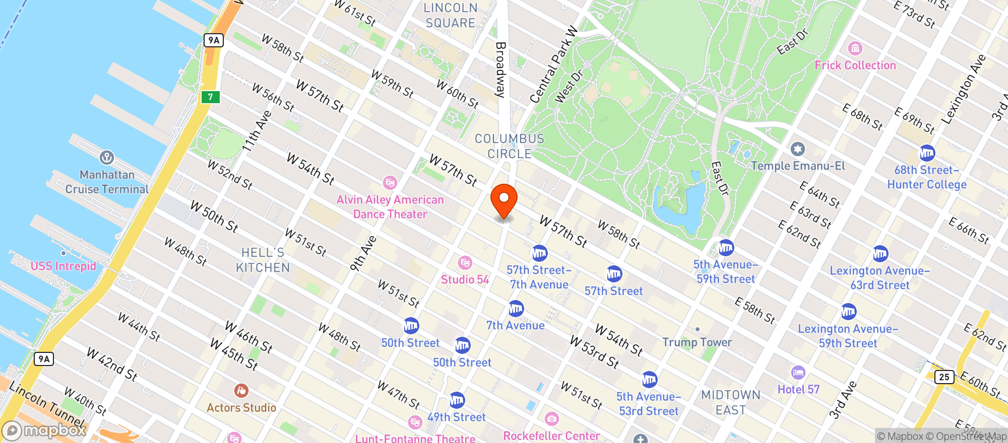 Map showing Gastromarket