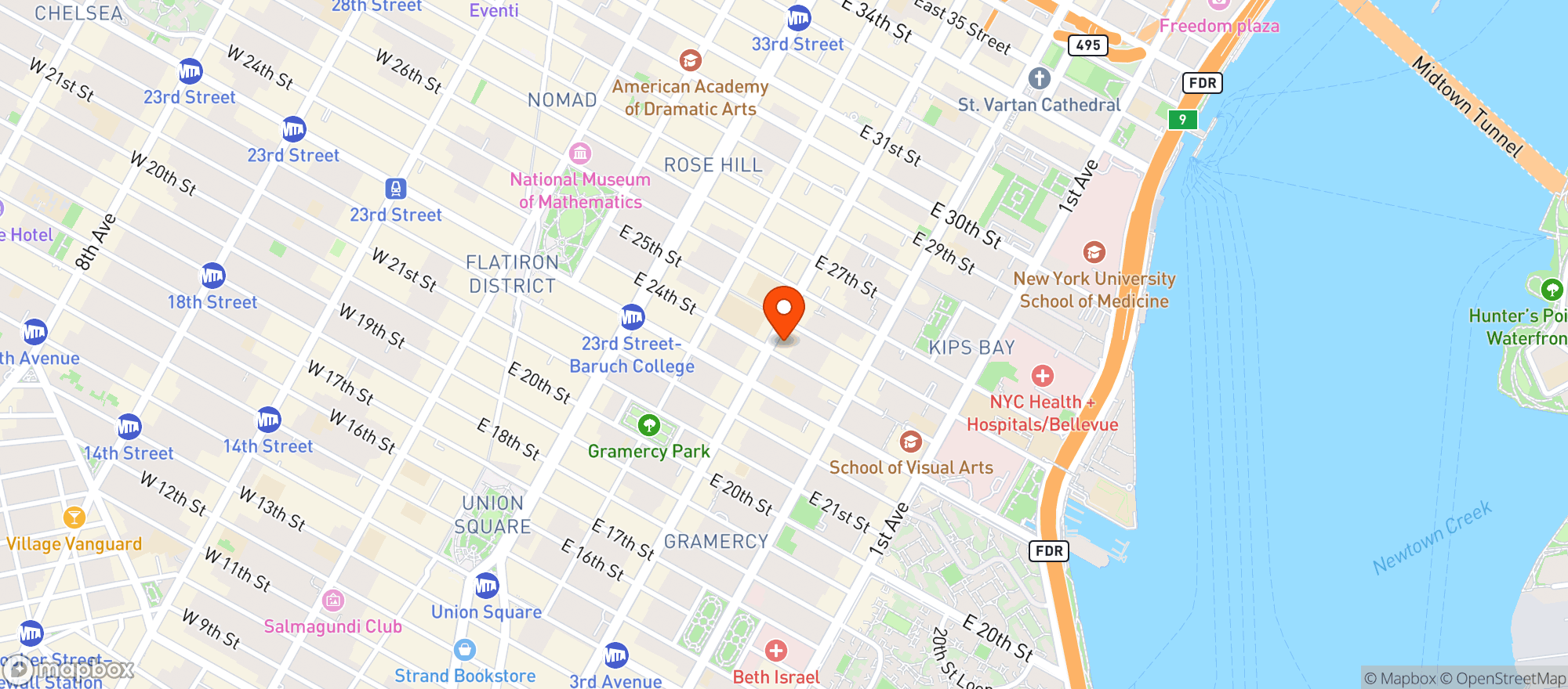 Map showing Food Group LLC