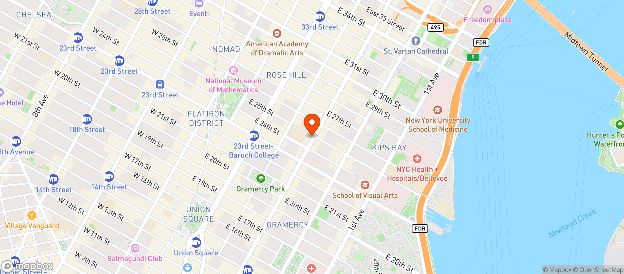 Map showing Dog & Bone