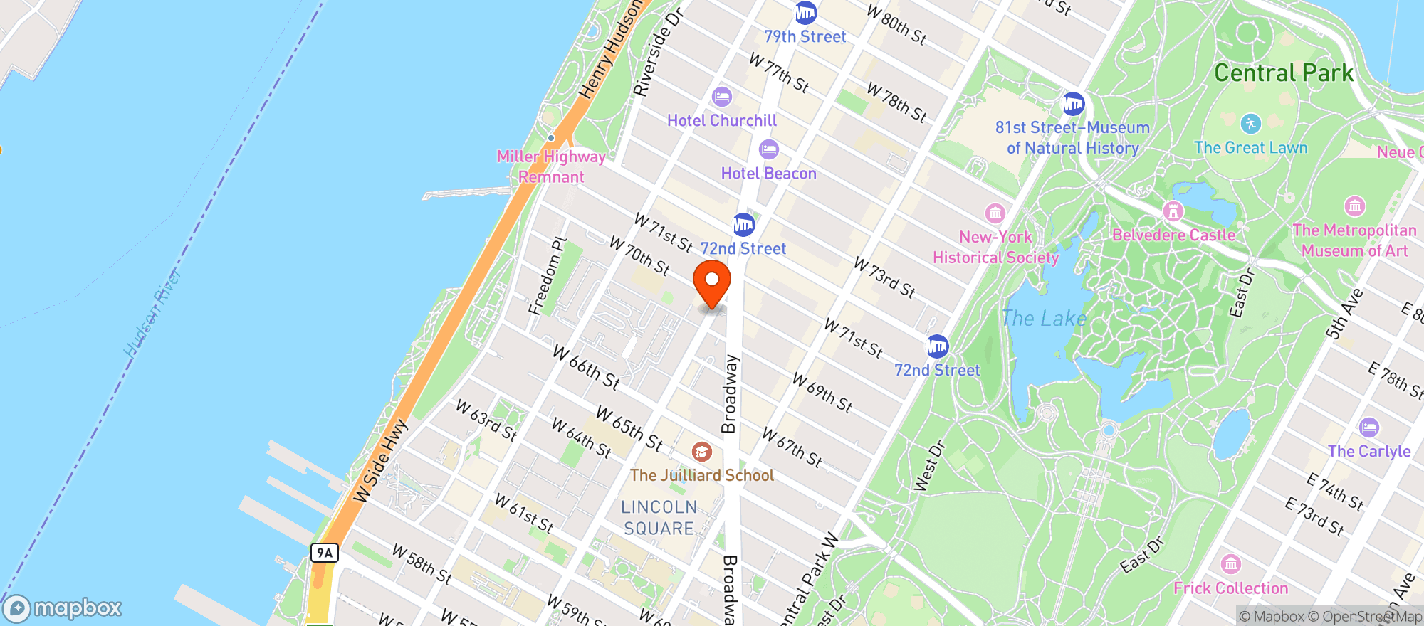 Map showing H Mart