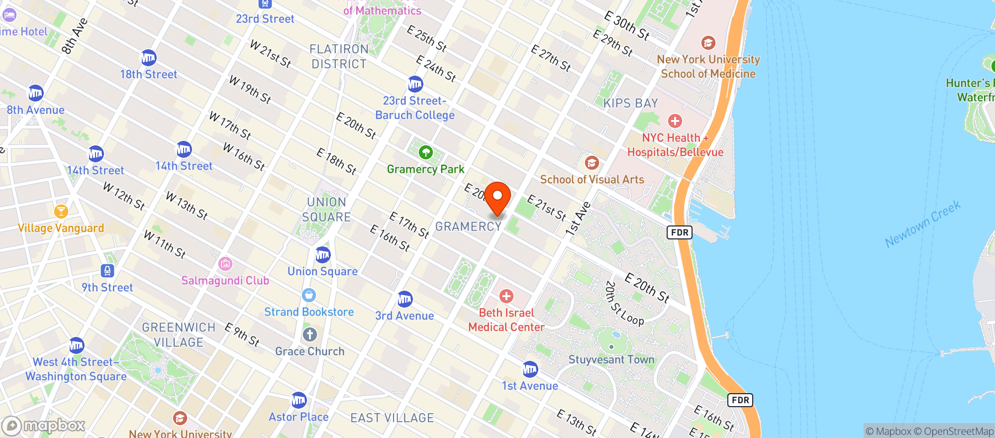 Map showing Aloha Fine Wines & Spirits