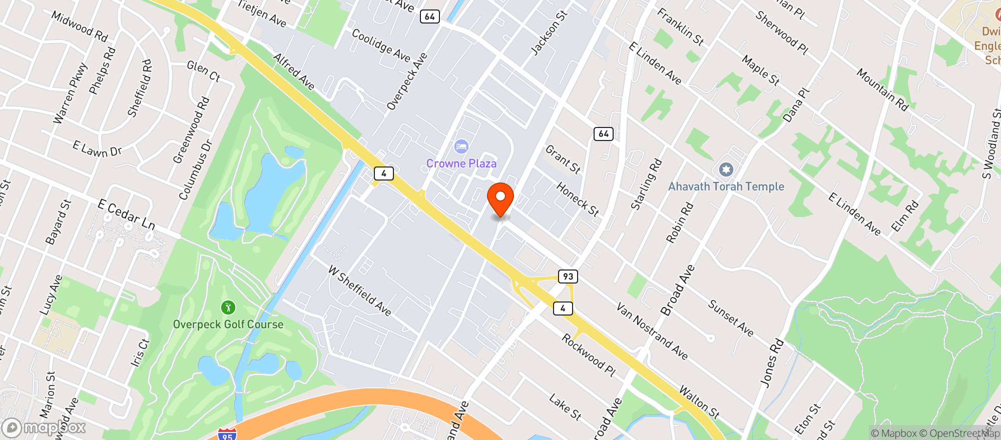 Map showing Jerry S Outlet