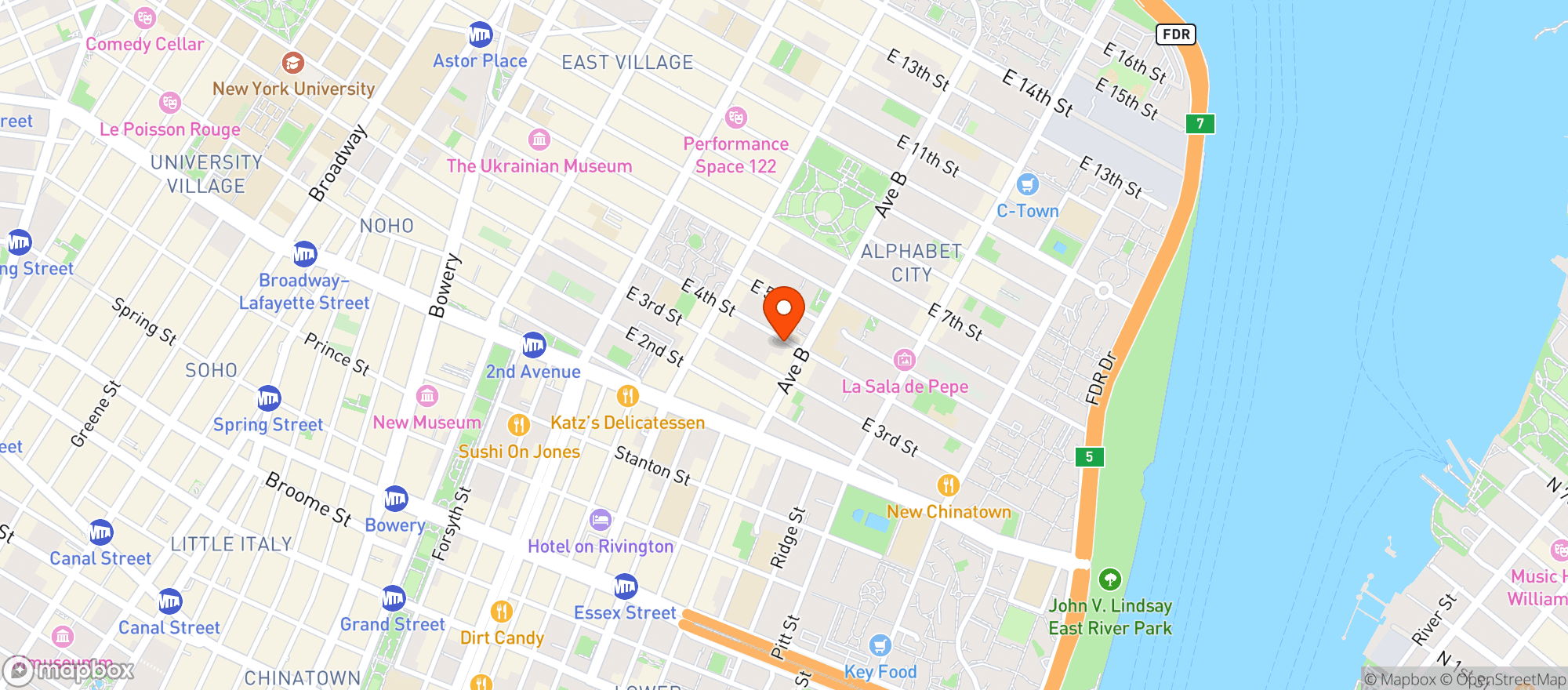 Map showing Fairfax