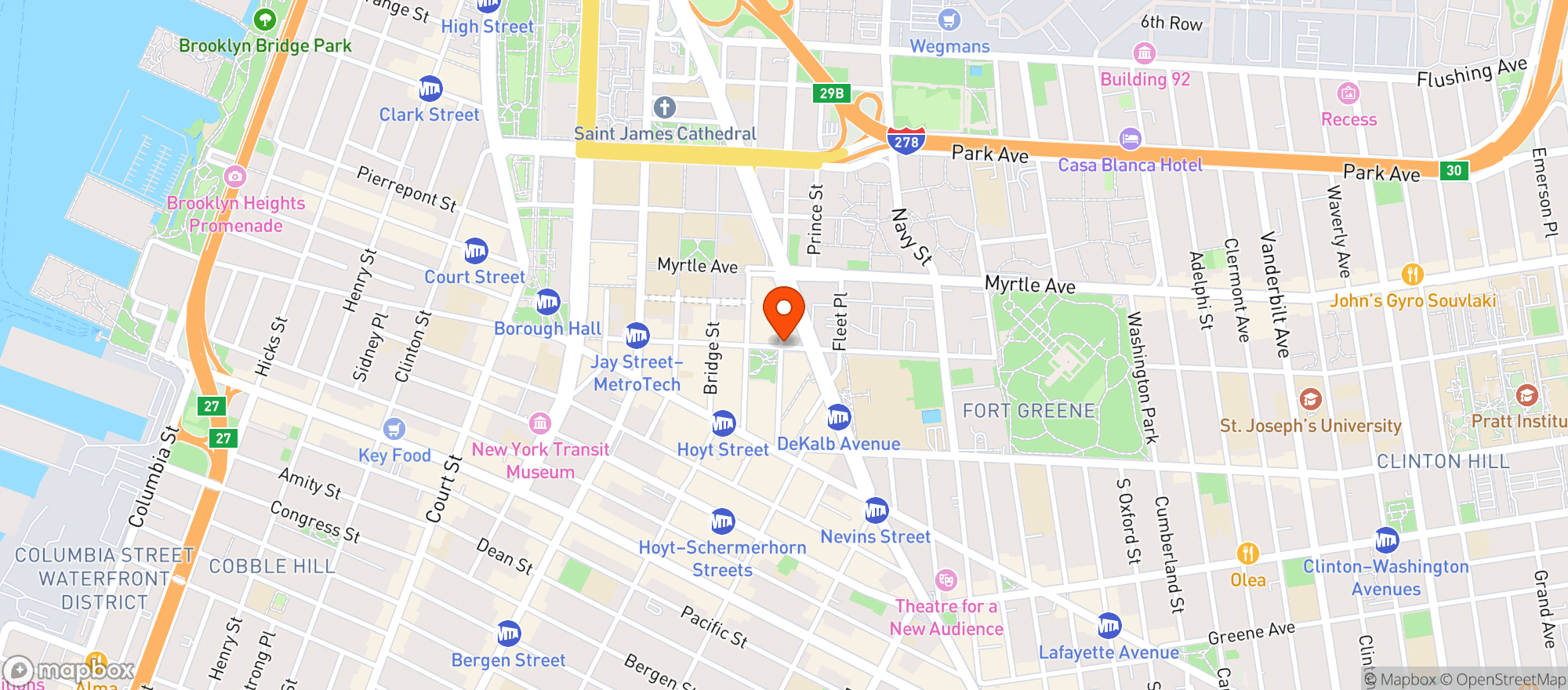 Map showing Dekalb Stage