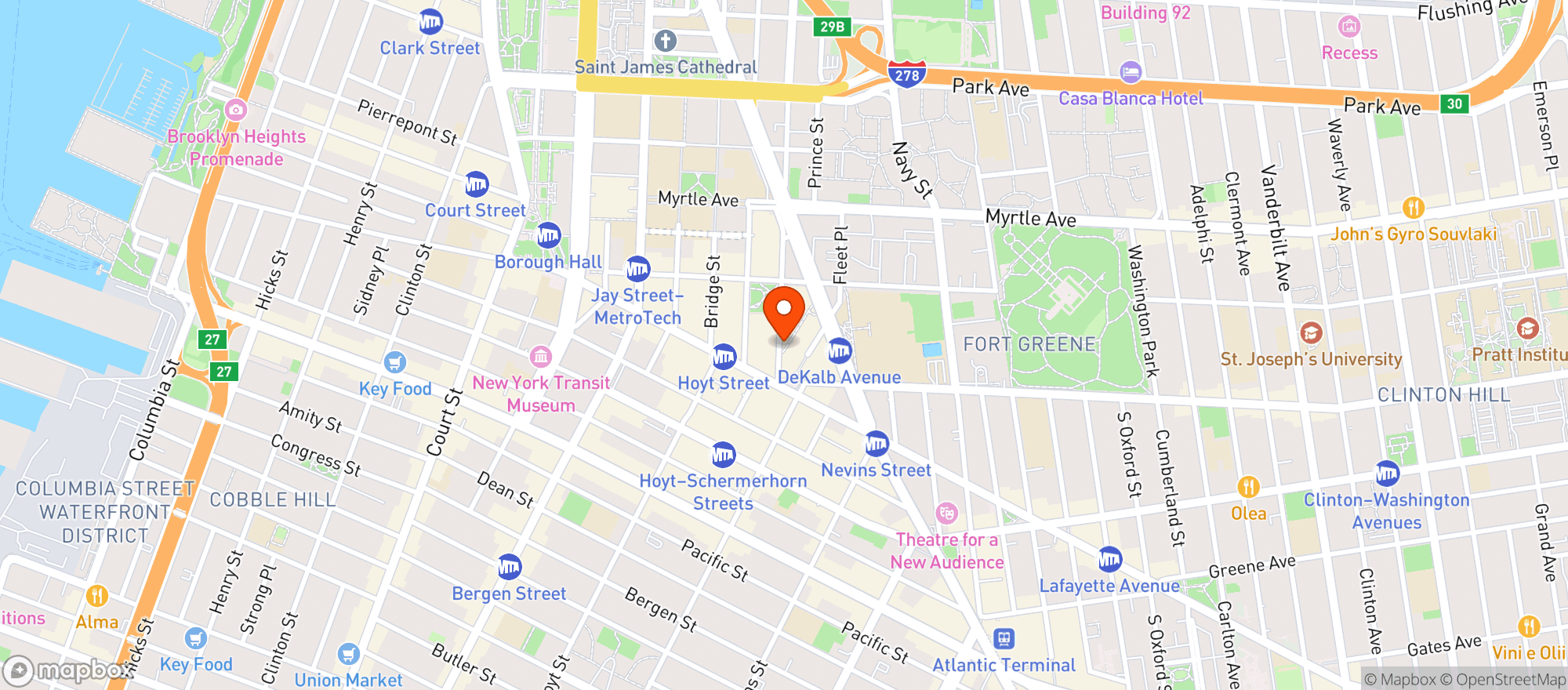 Map showing Target