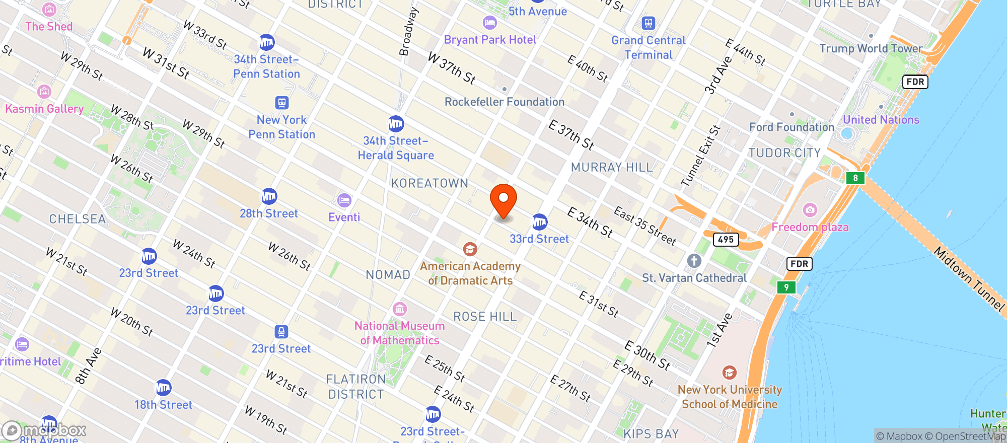 Map showing Moono