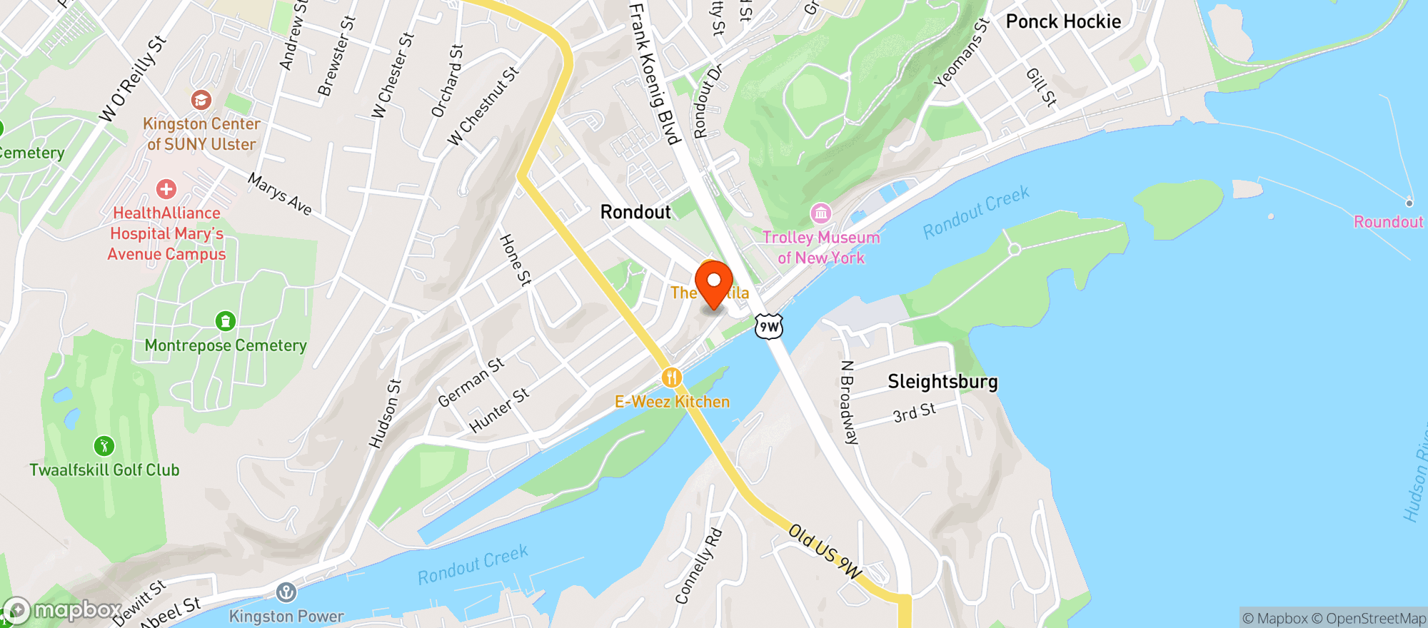 Map showing Ship To Shore Restaurant