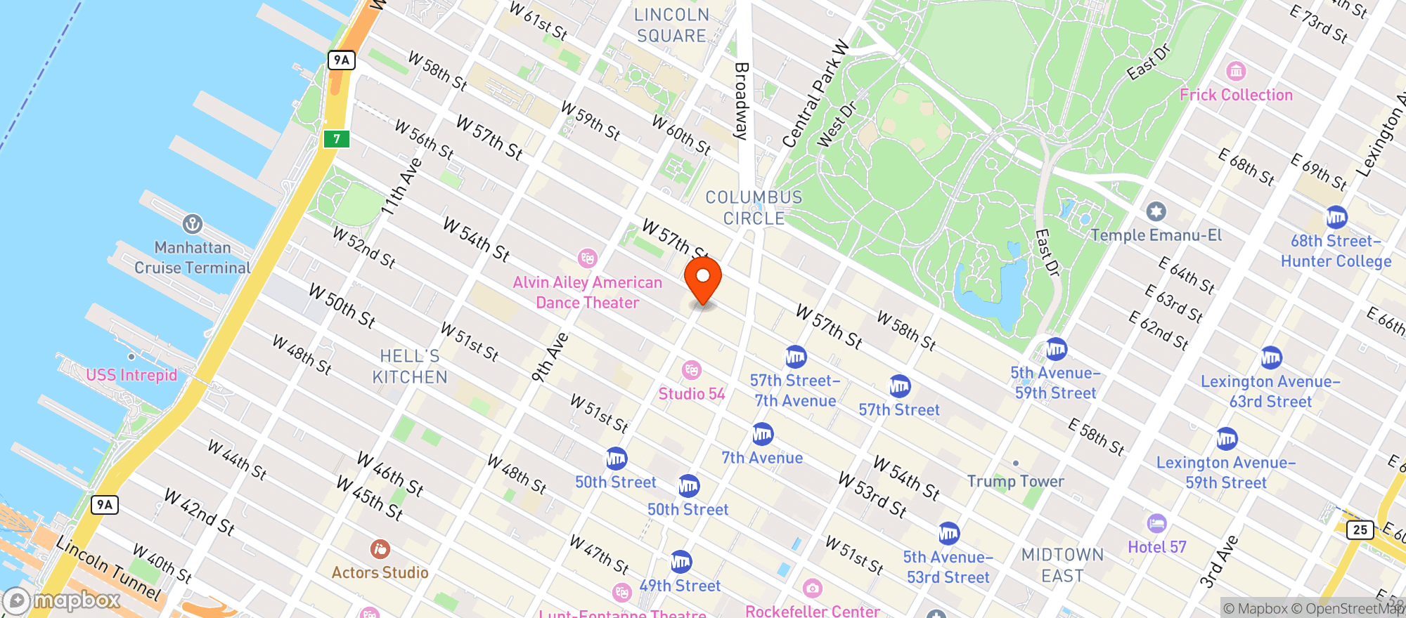 Map showing Alter Native - Columbus Circle