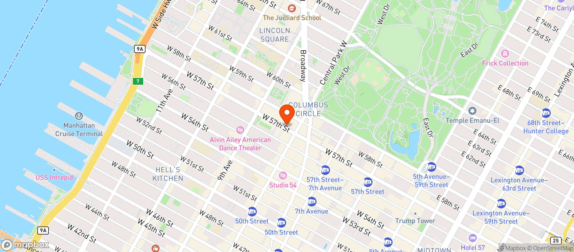 Map showing The Stranger