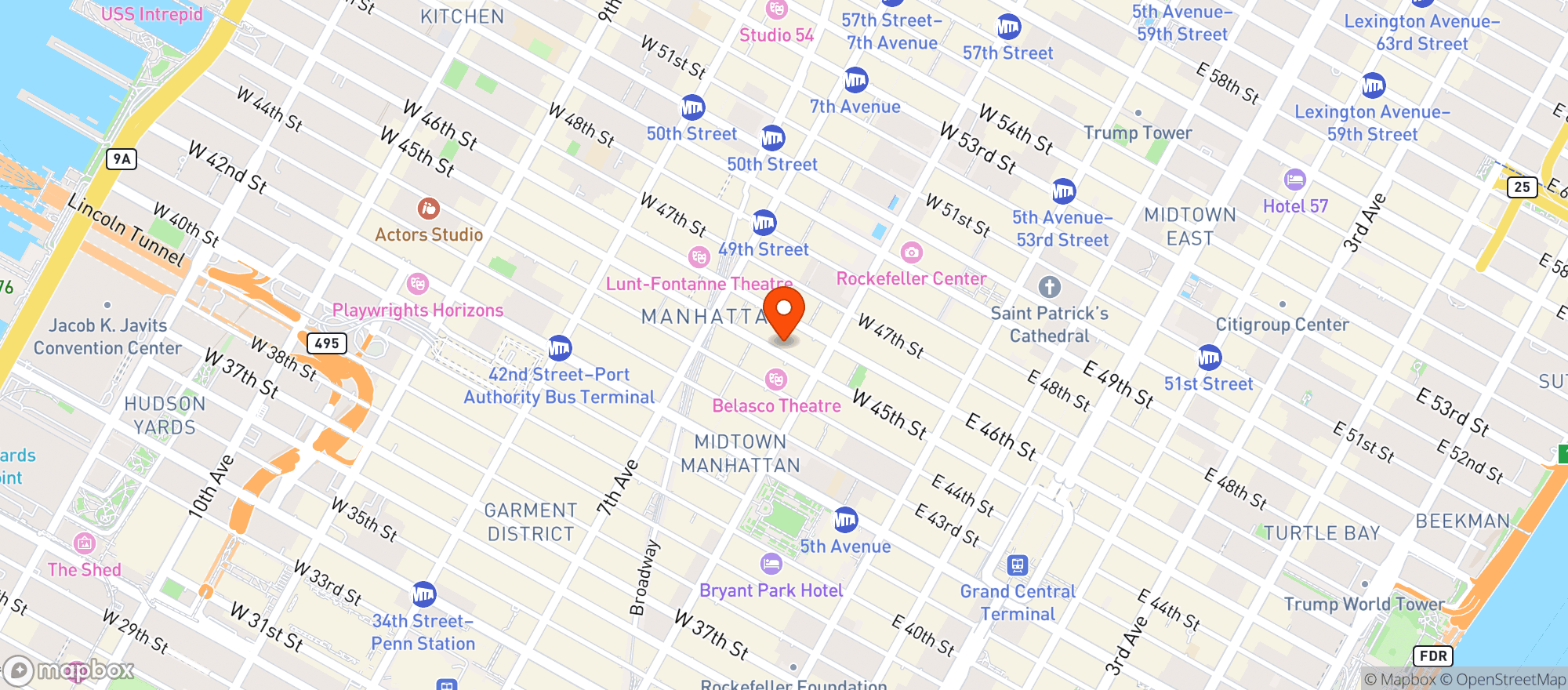 Map showing Connolly's Pub & Restaurant