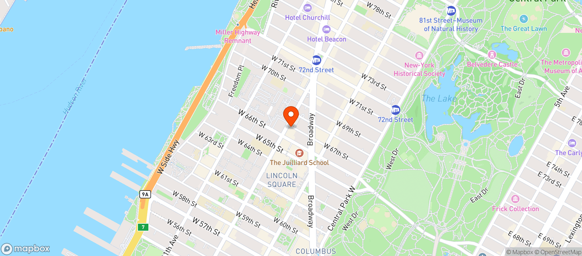 Map showing Old John