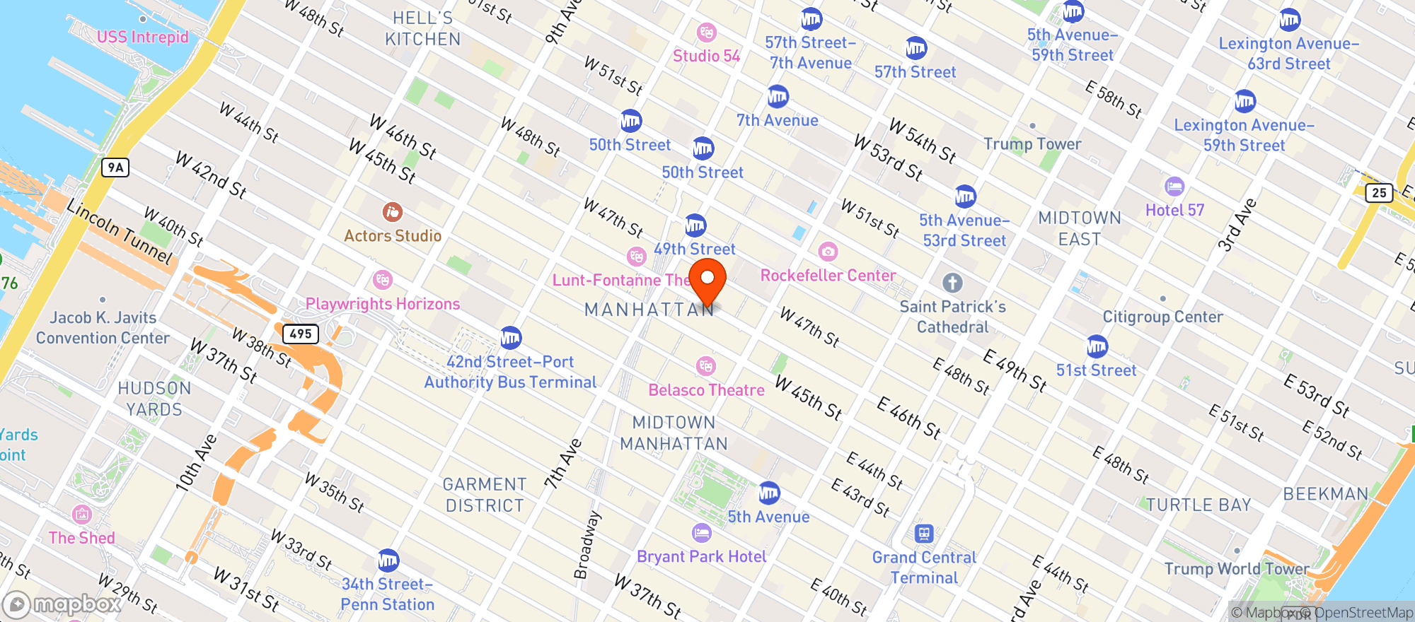 Map showing Muse Hotel