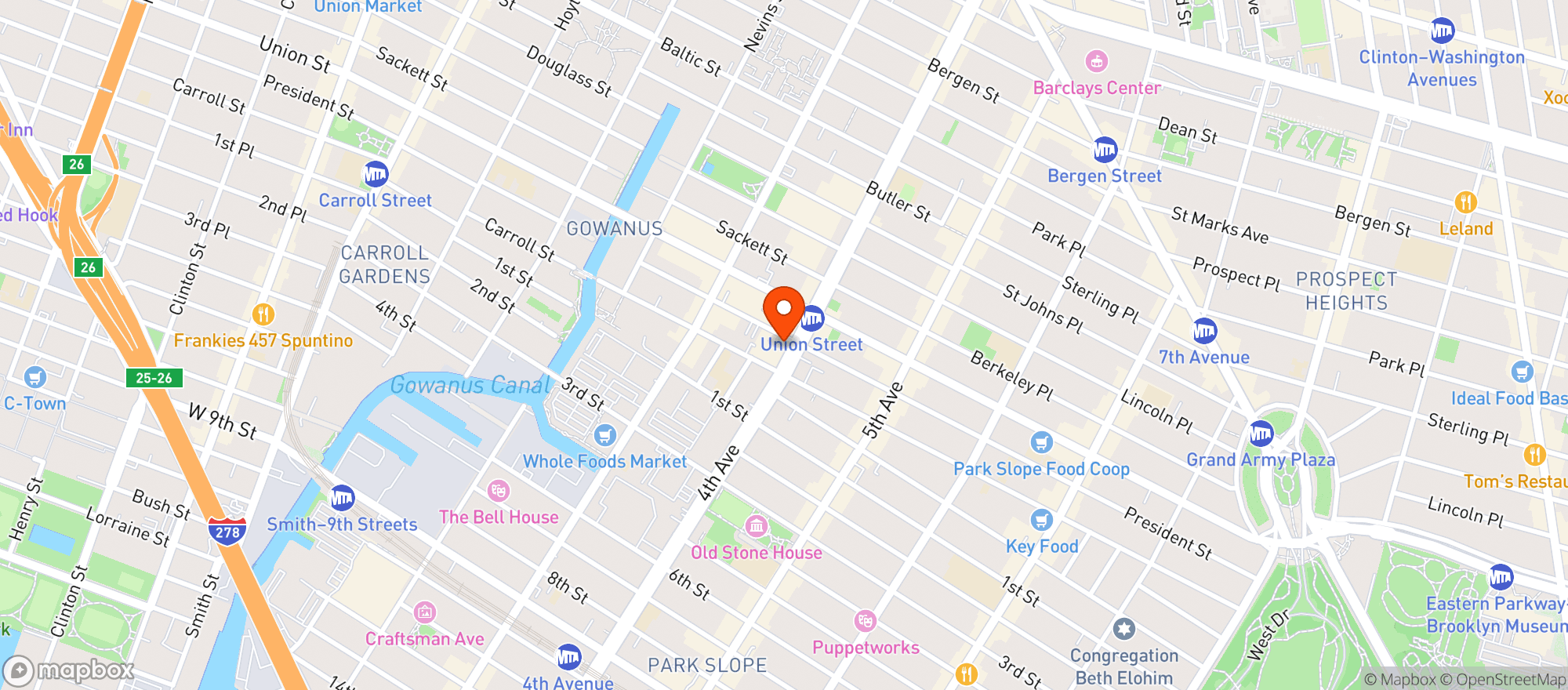 Map showing Green Ivy