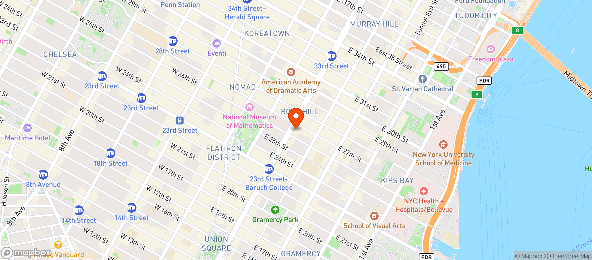 Map showing JOHN DEVOYS BAR & KITCHEN