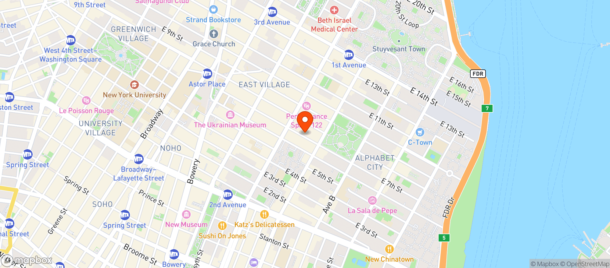 Map showing Cadence