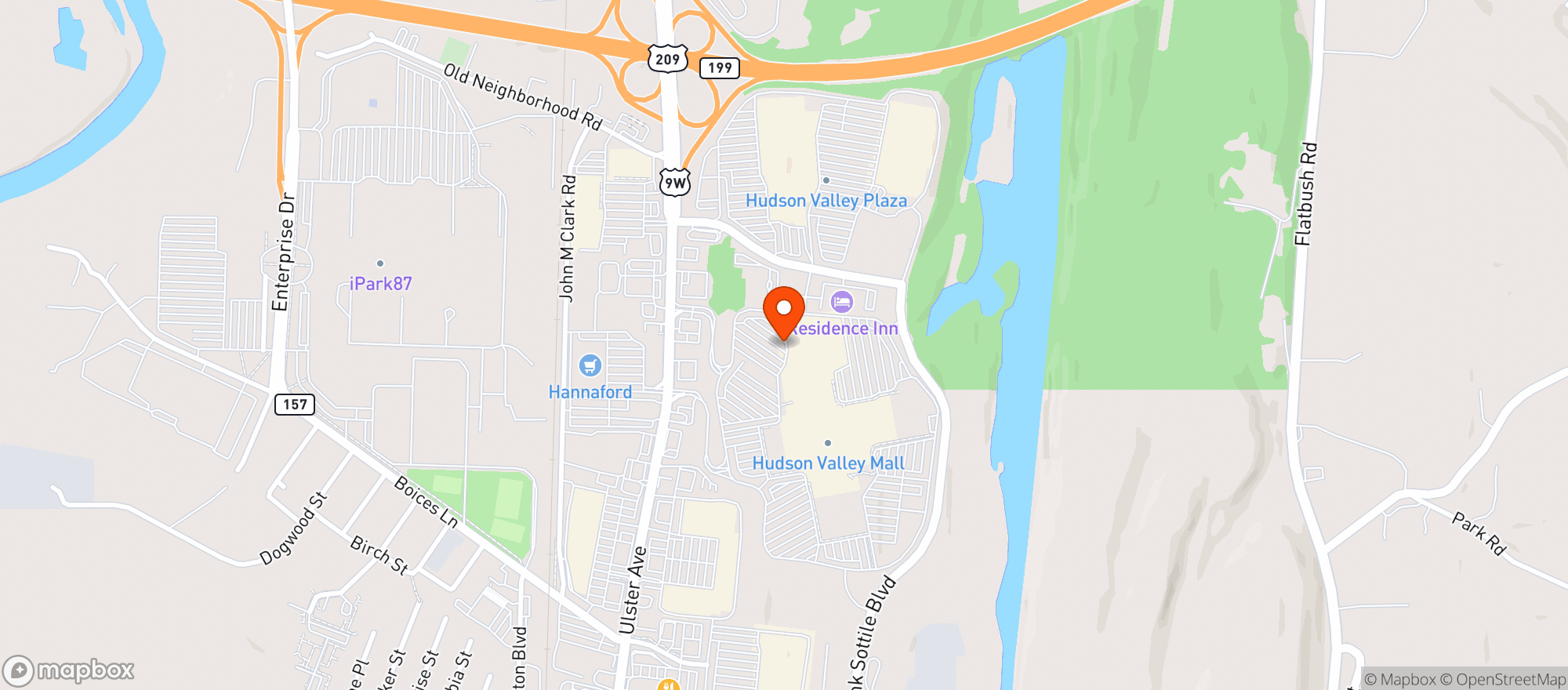 Map showing Target - Kingston