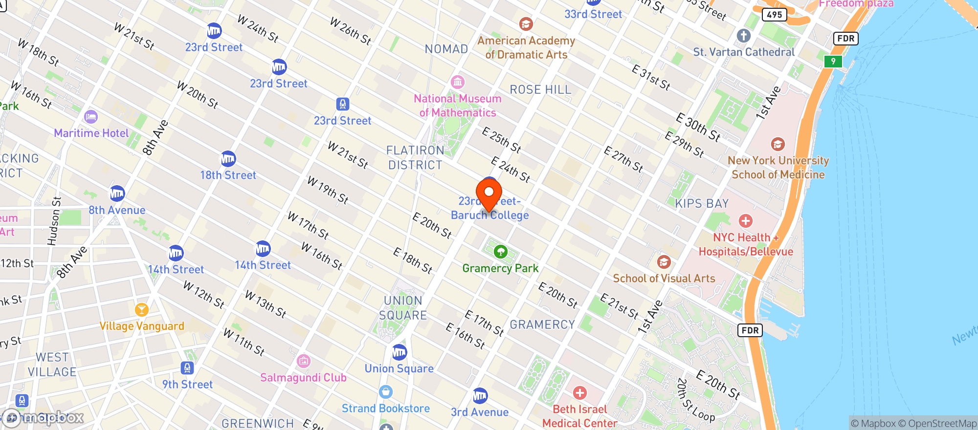 Map showing Novita