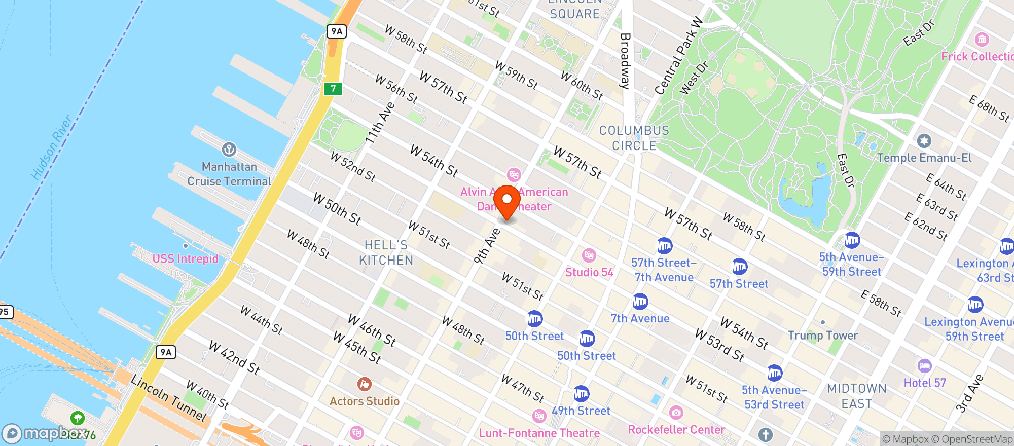 Map showing Alfies