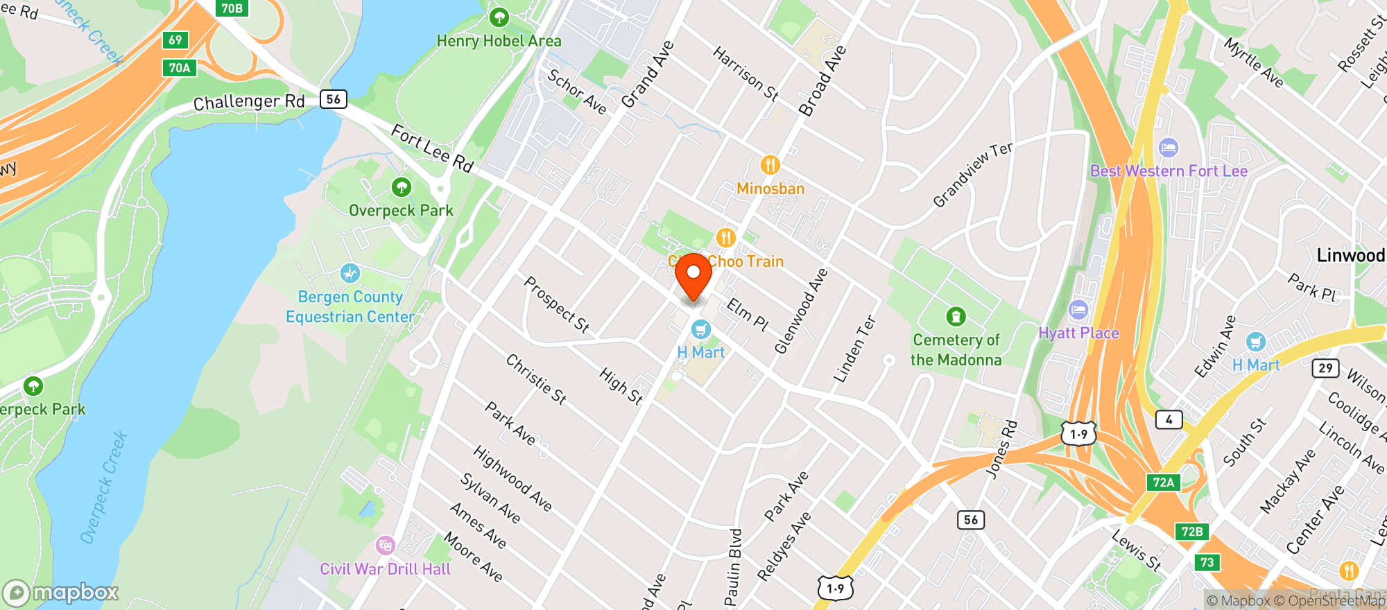 Map showing Andres Wine & Spirits