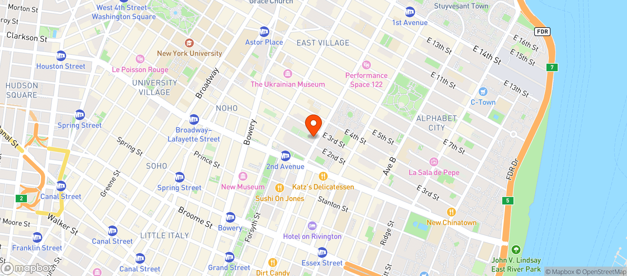 Map showing Dba