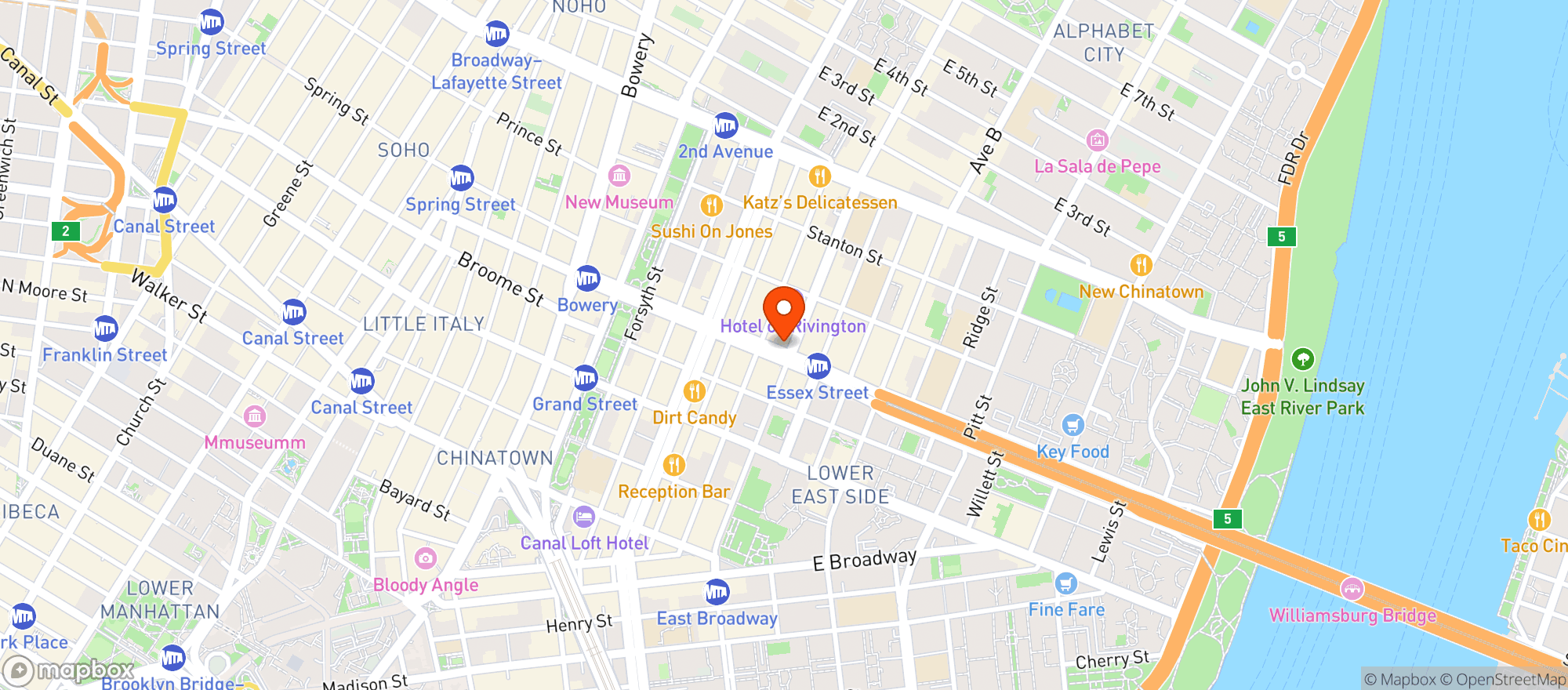 Map showing Sour Mouse