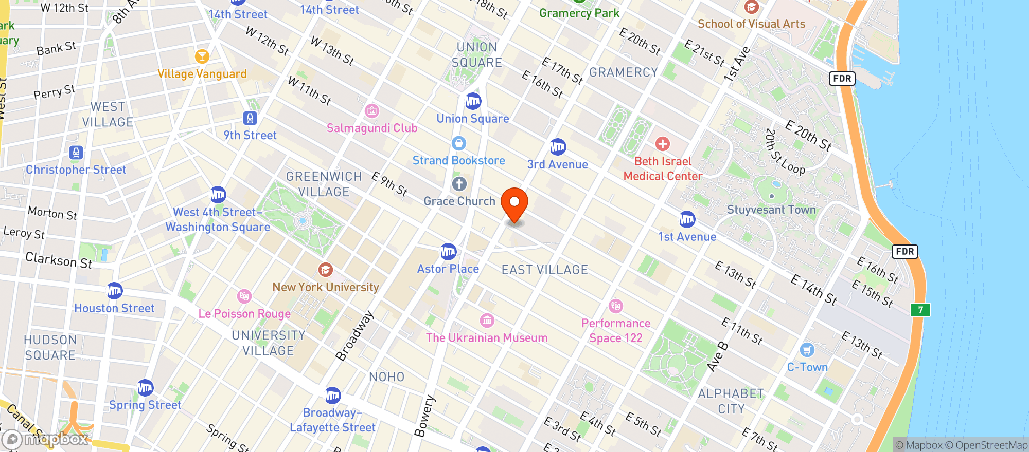 Map showing Sugar Mouse