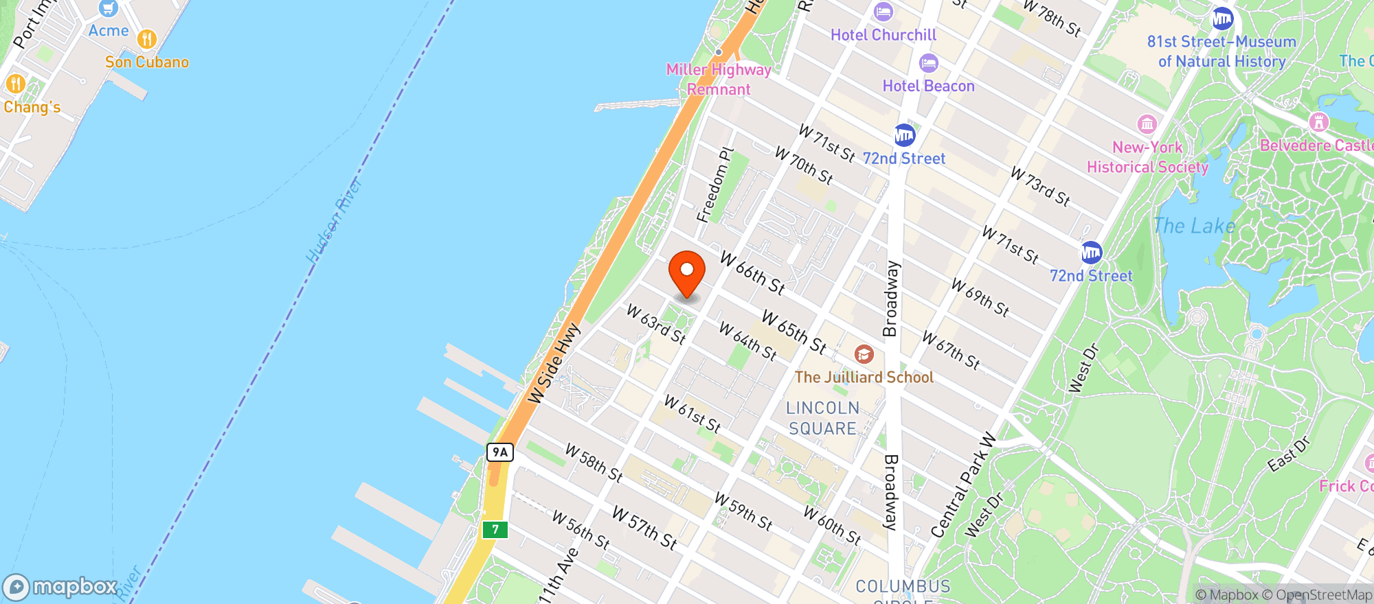 Map showing Gracefully Market