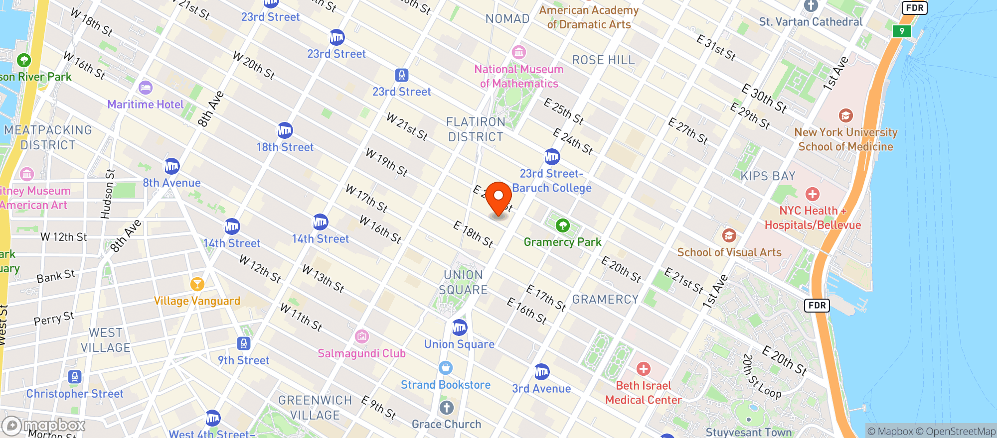 Map showing Craft