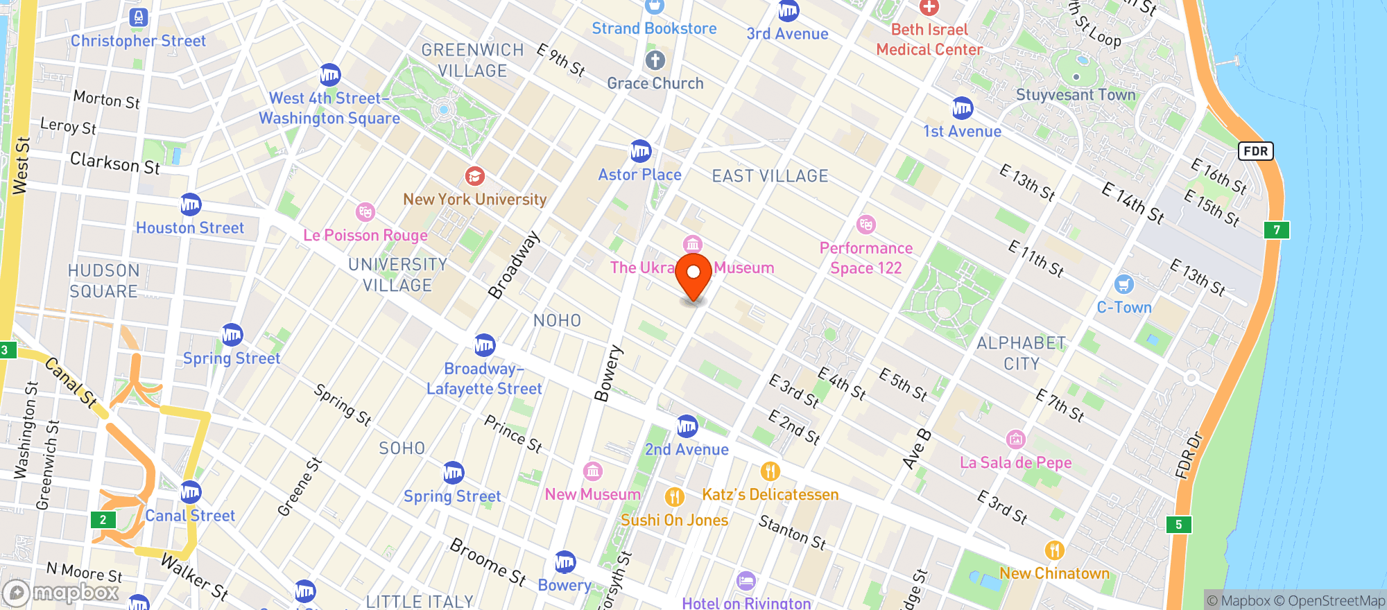 Map showing Ella Funt