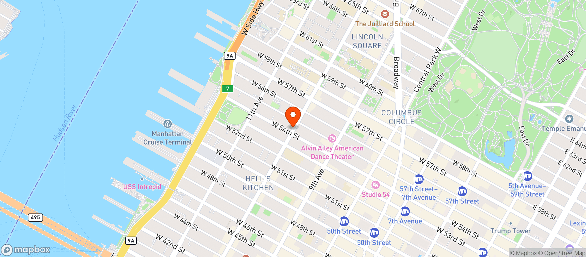 Map showing D Agostino