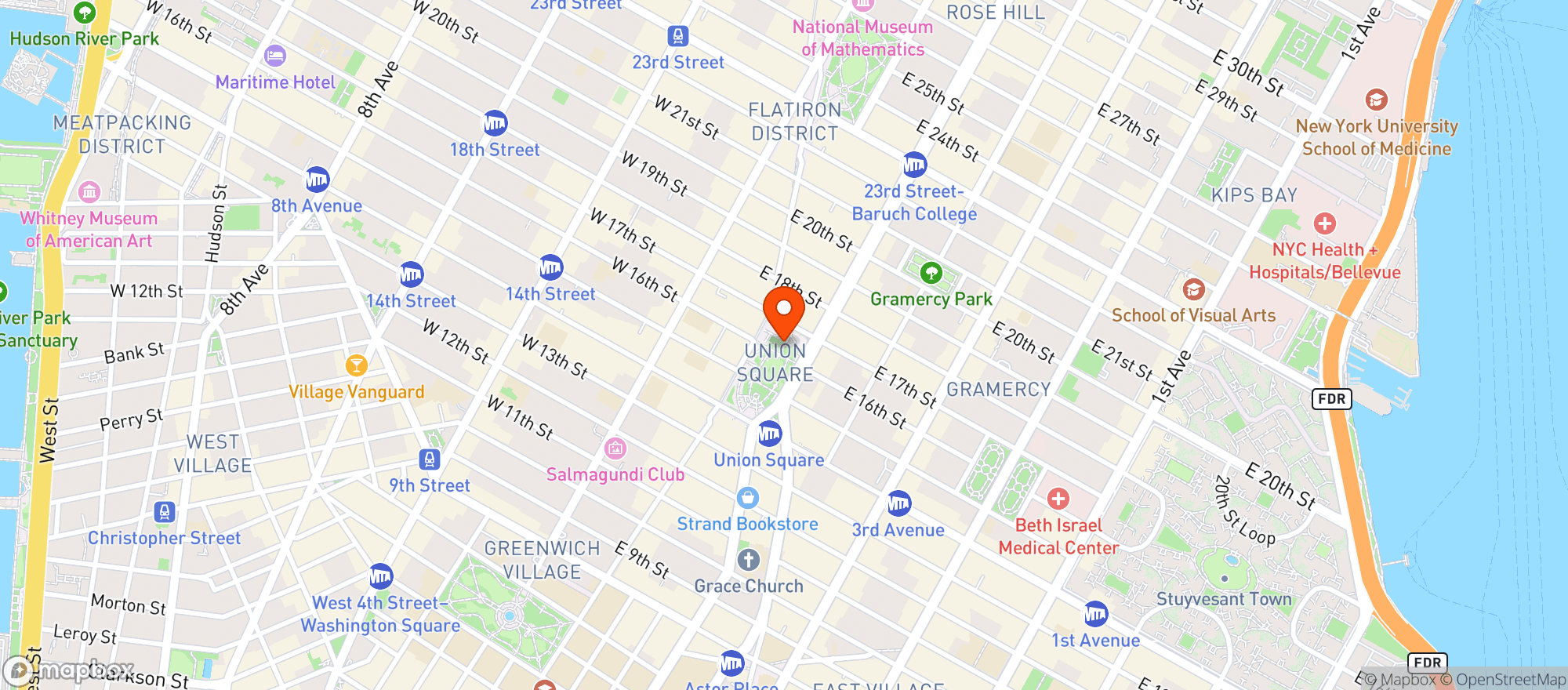 Map showing Torch & Crown Brewing Company