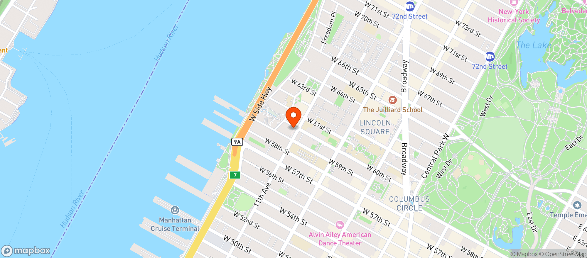 Map showing Morton Williams