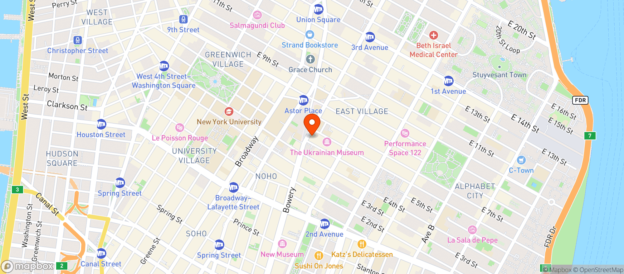 Map showing STANDARD