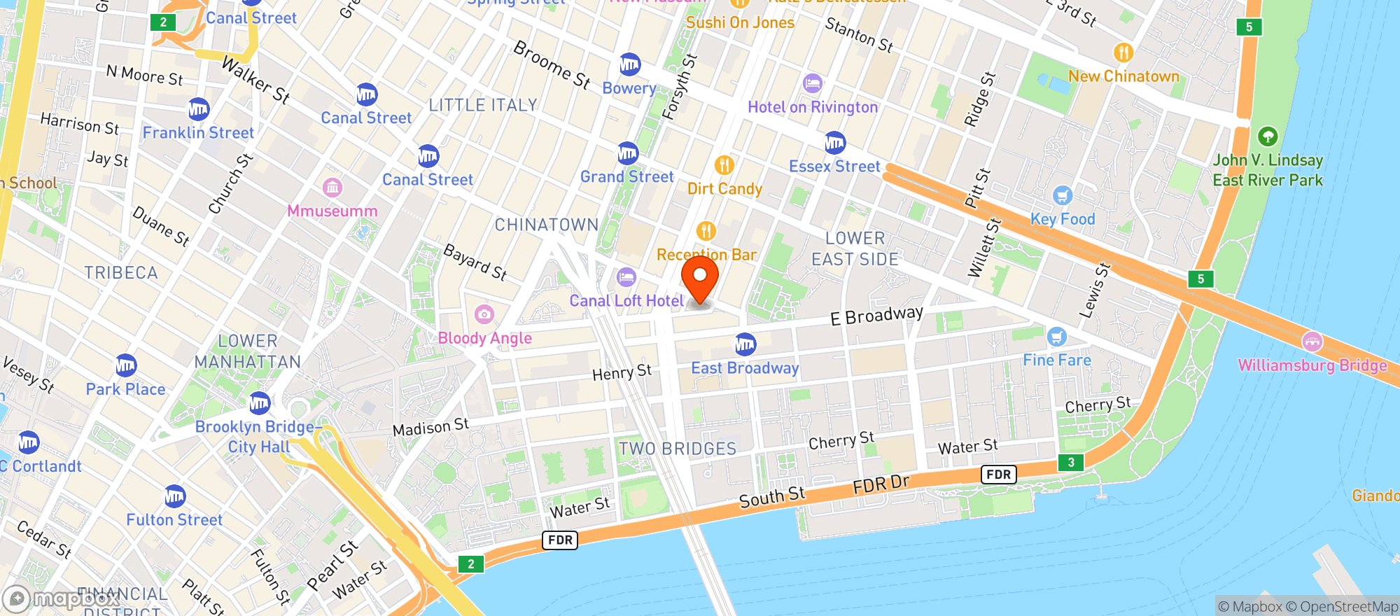 Map showing Forgetmenot
