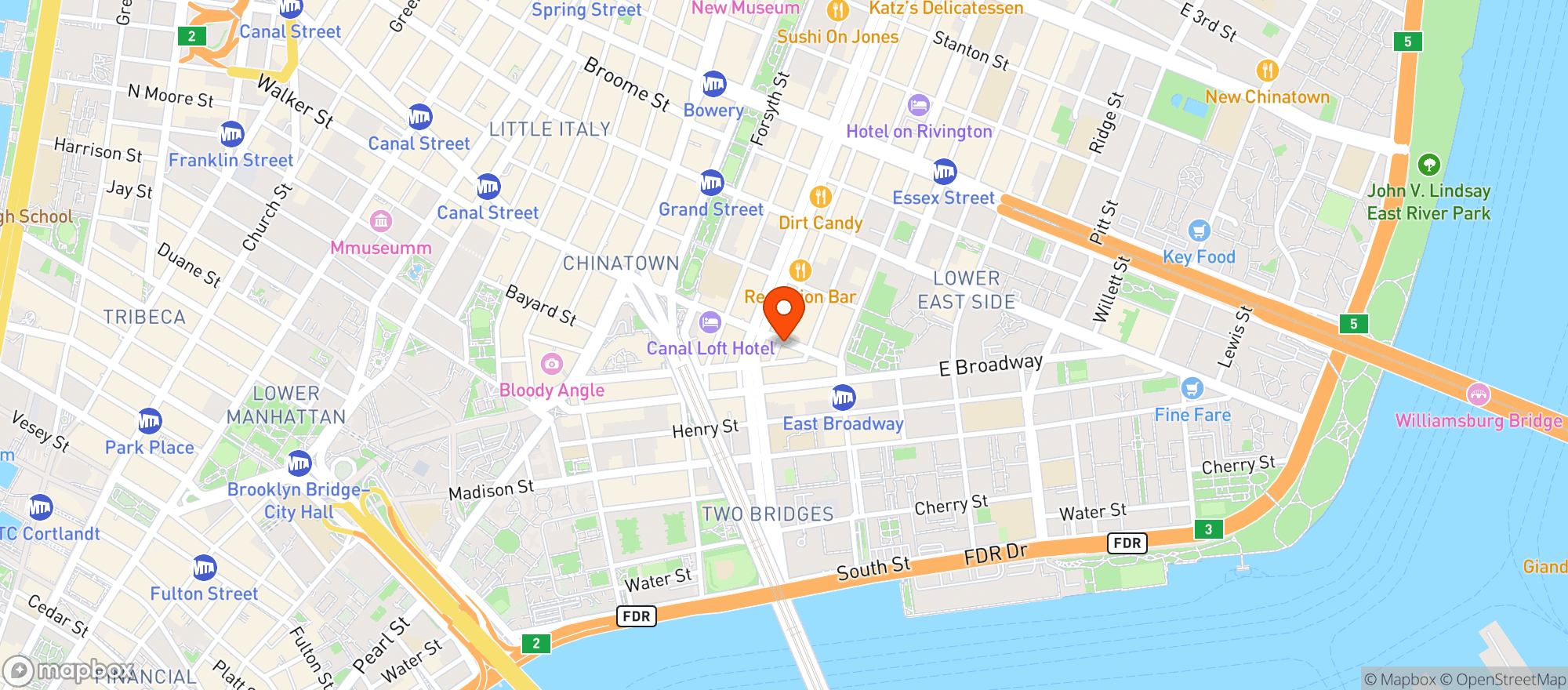 Map showing E Smoke & Convenience