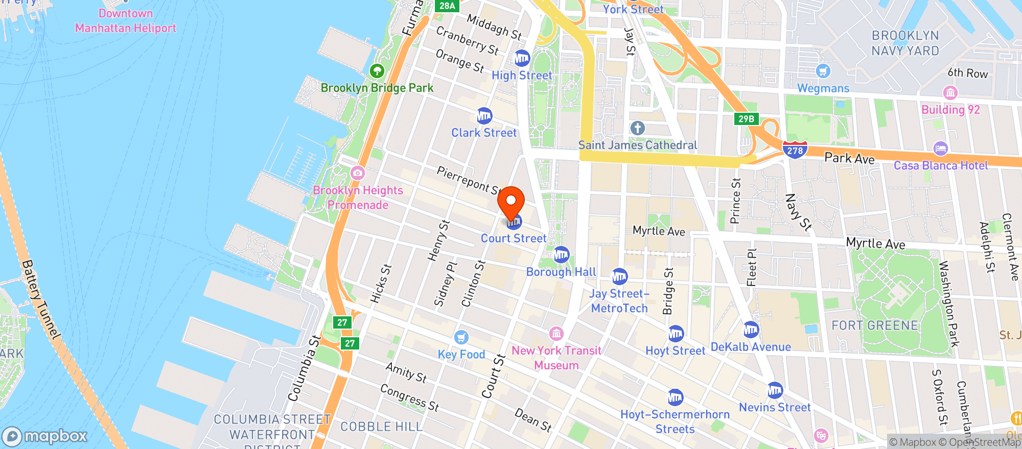 Map showing Fresh Start