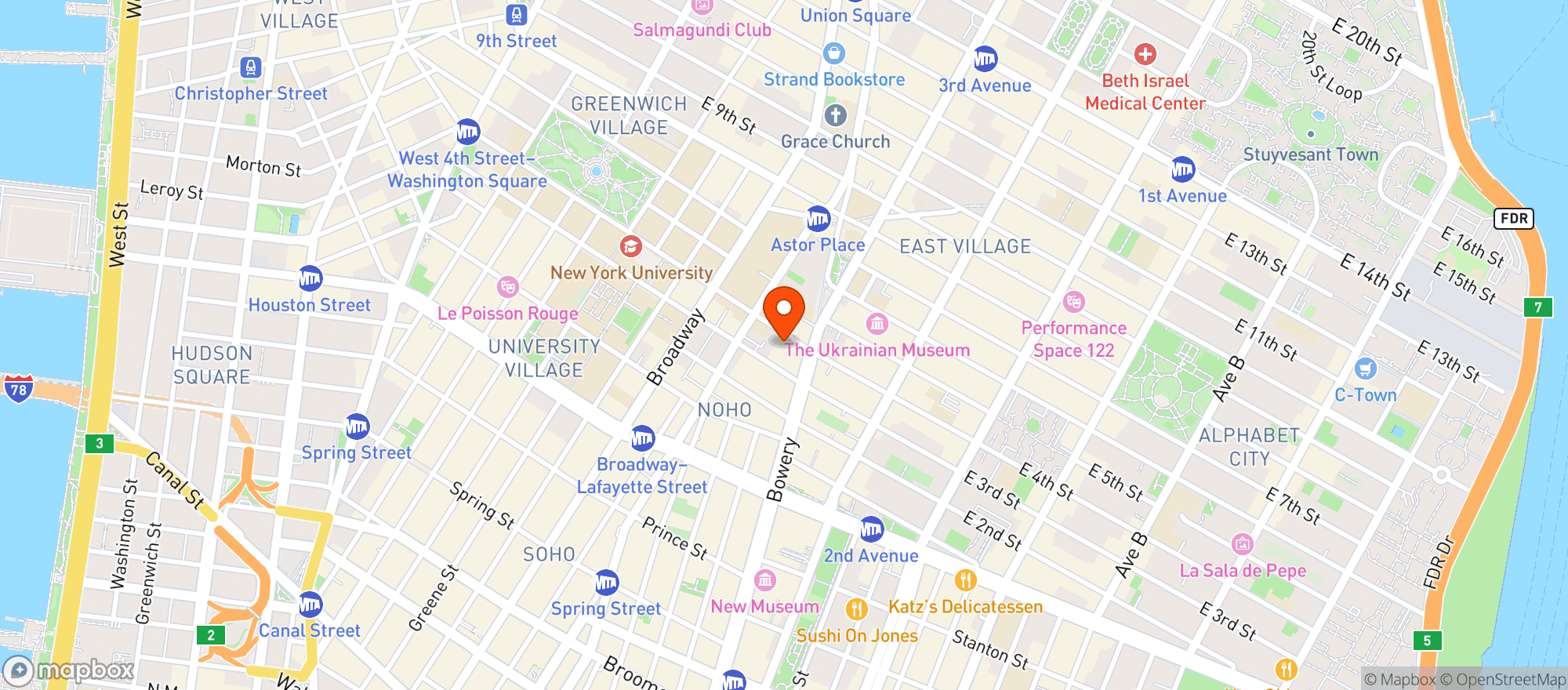 Map showing Swift Hibernian Lounge