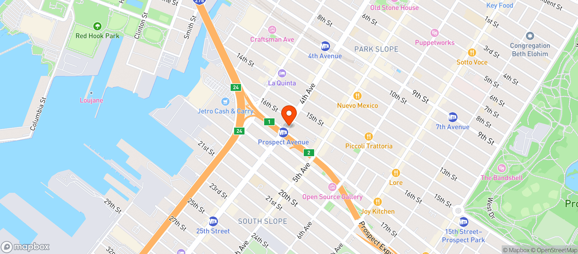 Map showing Redberry Market