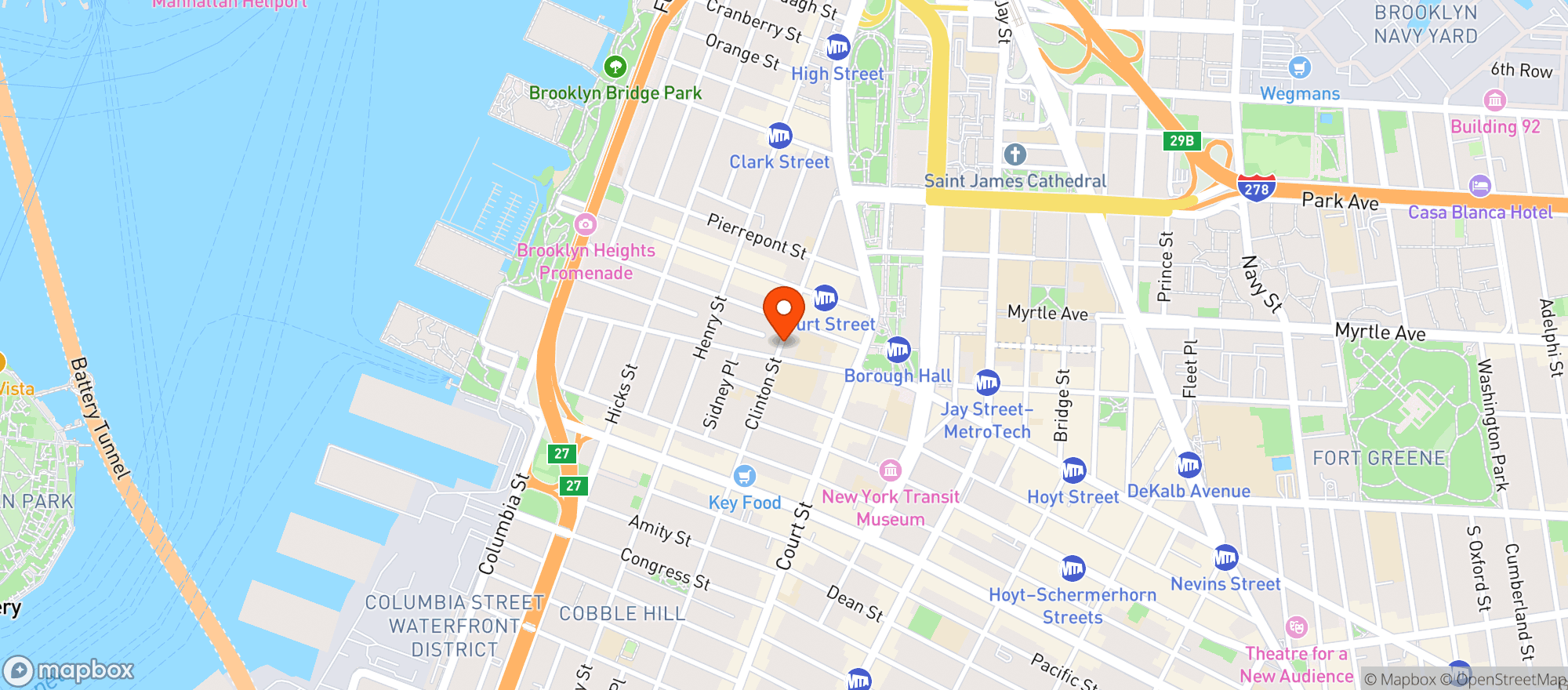 Map showing Foodtown