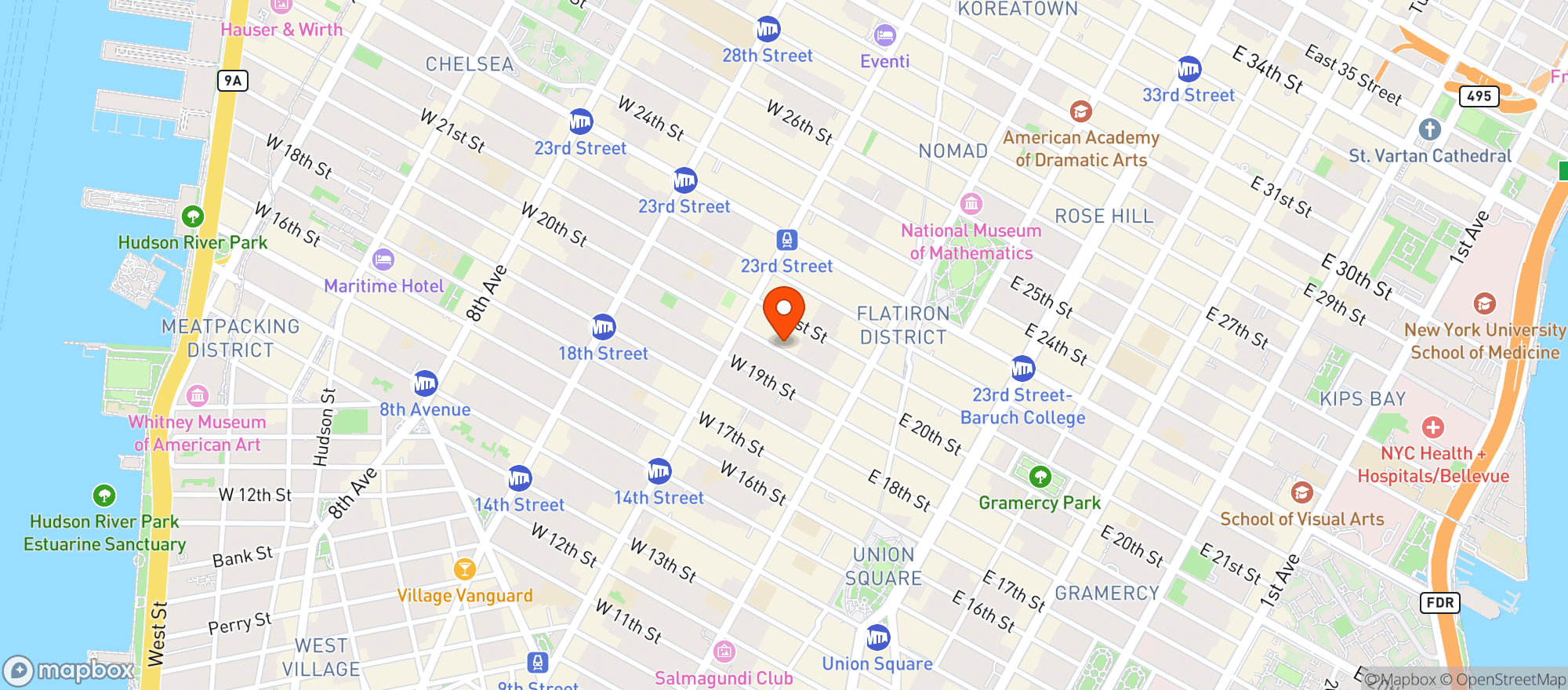 Map showing Opto