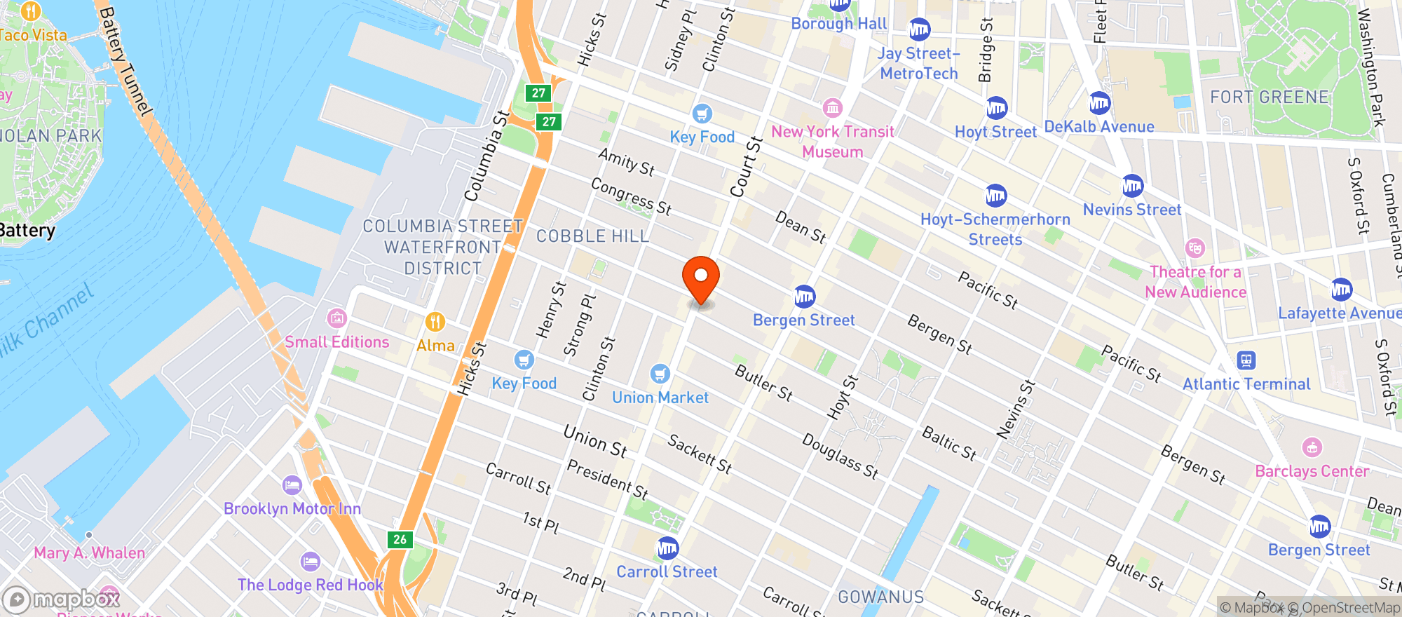Map showing Ruben's Liquor