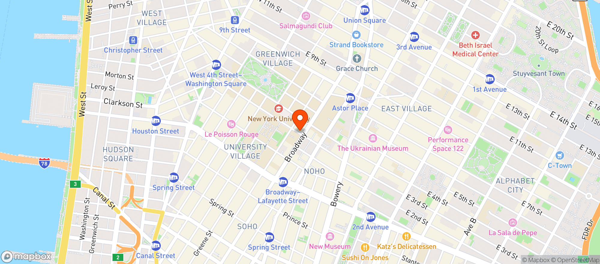 Map showing Roccos Sports & Recreation